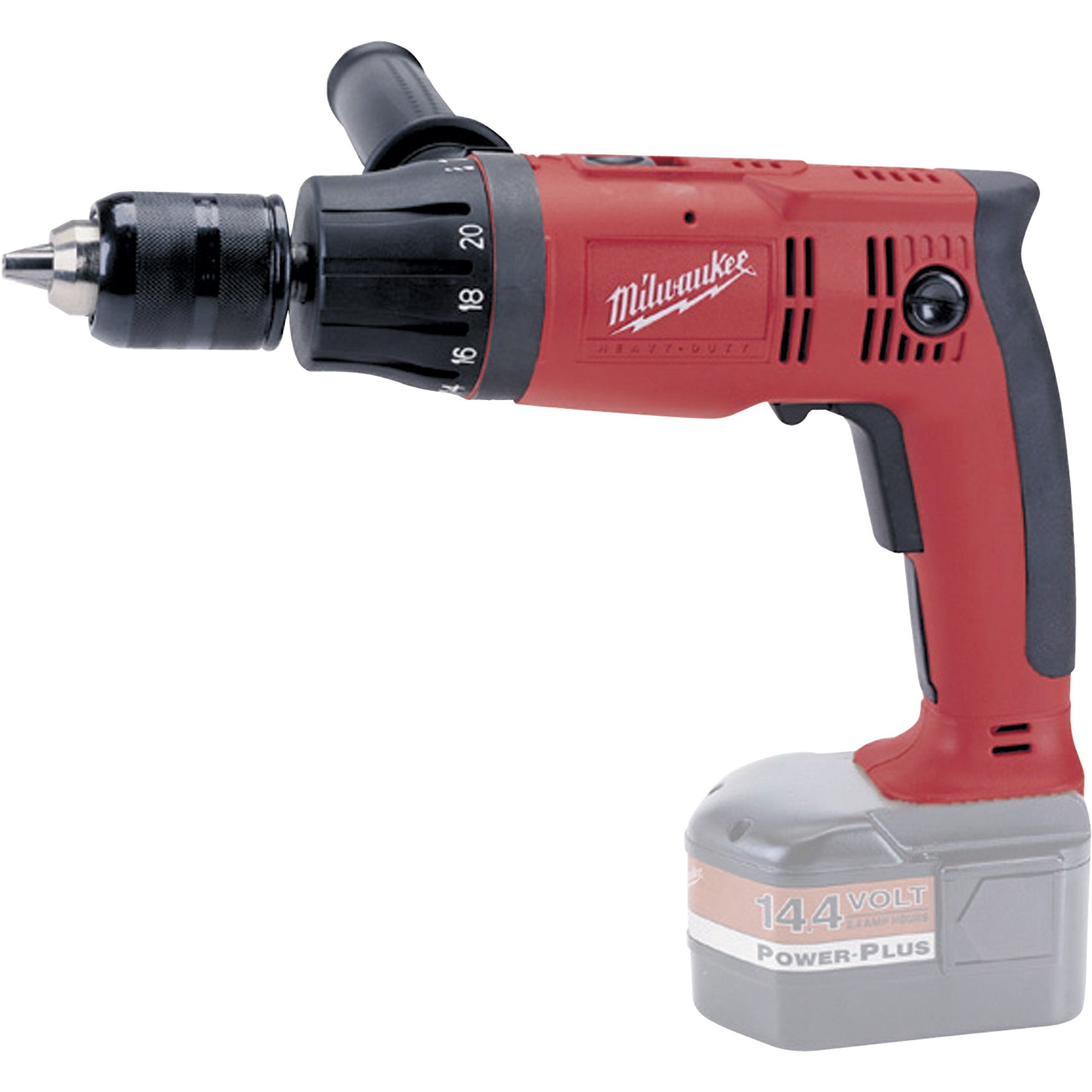 Milwaukee Cordless Drill — 14.4 Volt, 350in.-Lbs. Torque, 1700 RPM, 1/2in., Model# 0613-20